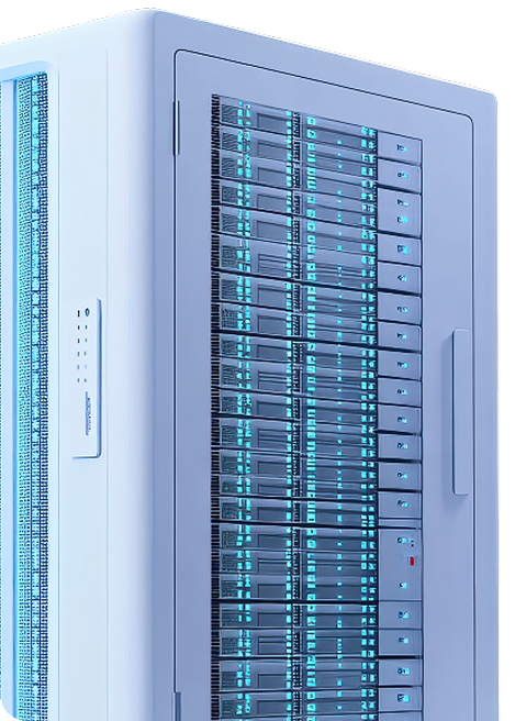 Windows VPS server rack illustration
